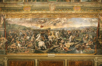 Batalla del Puente Milvio de Giulio Romano